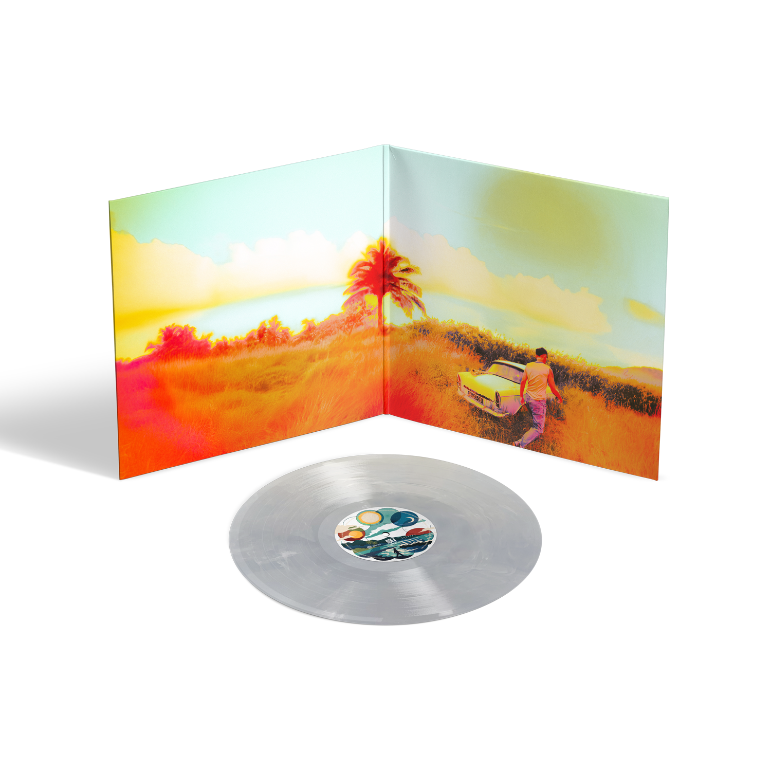 How Did I Get Here? Alternate Cover White & Clear Marble Vinyl Inside